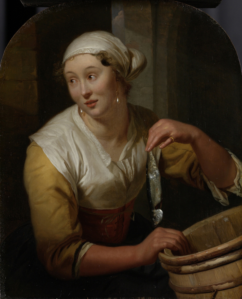 Godfree Schalken. The saleswoman herring