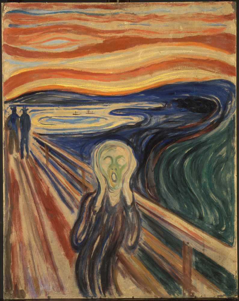 Edvard Munch. 哭