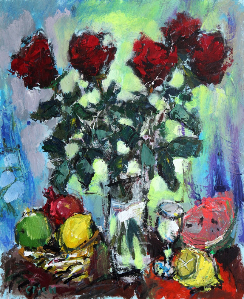 Ilya Pavlovich Spichenkov. Roses