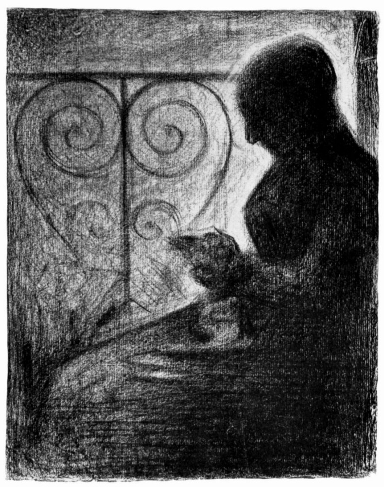 Georges Seurat. From the balcony lattice