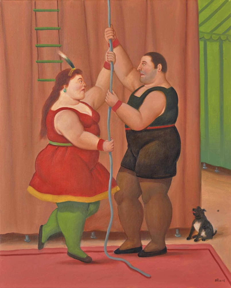 Fernando Botero. The Trapezists