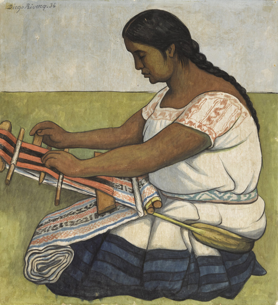 Diego Maria Rivera. Weaver