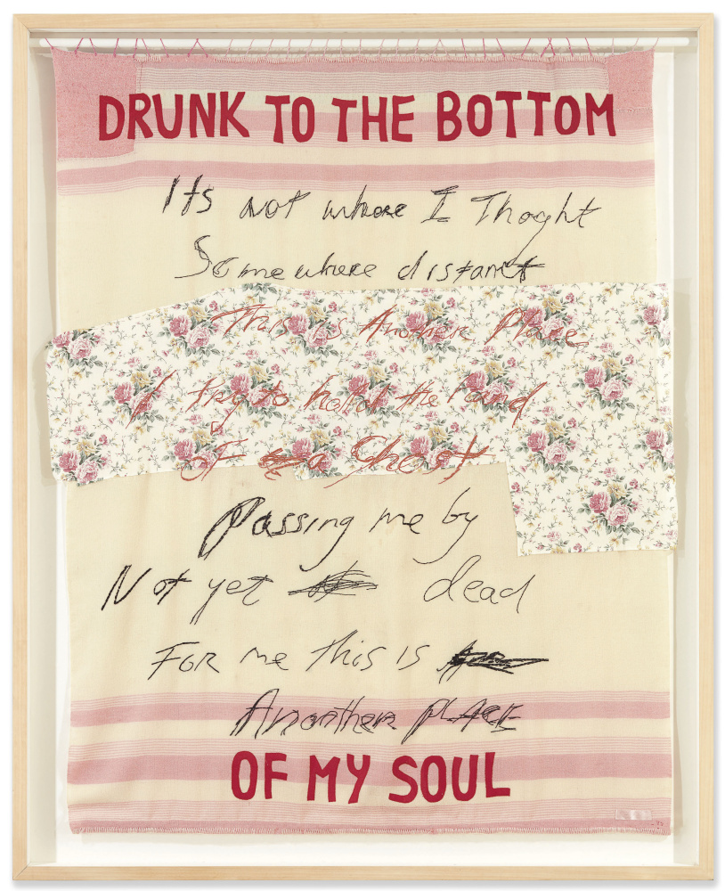 Tracey Emin. Drunk to the Bottom of My Soul