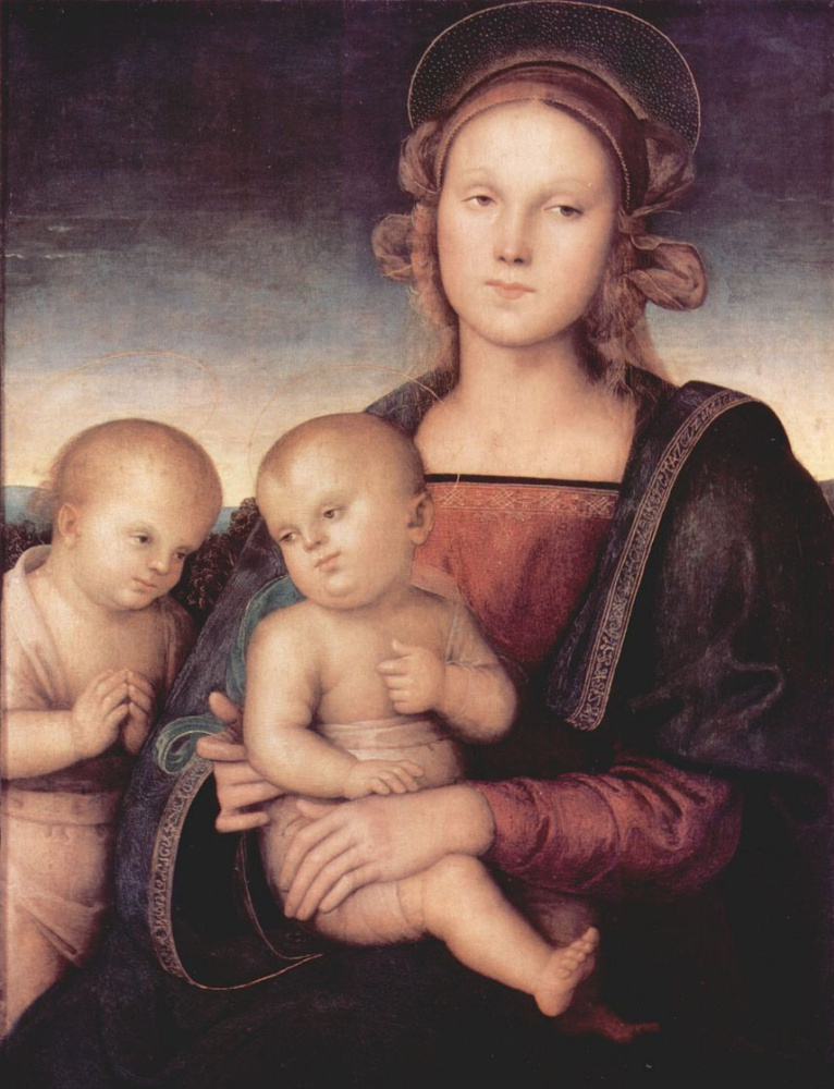Pietro Perugino. Madonna with St. John the Baptist