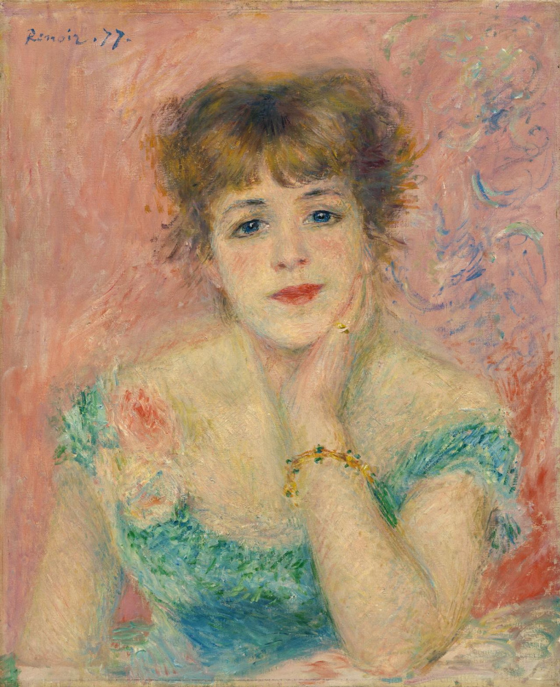Pierre Auguste Renoir. Portrait of Jeanne Samary