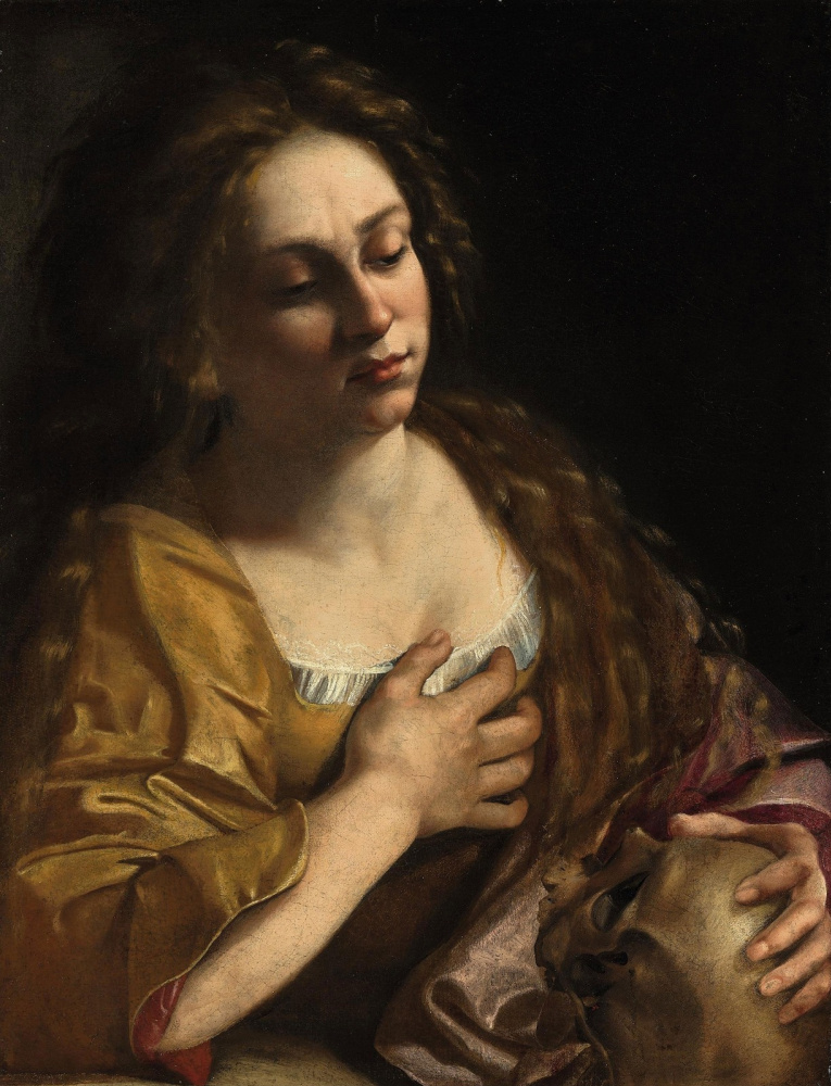 Artemisia Gentileschi. St. Maria Magdalena in Buße