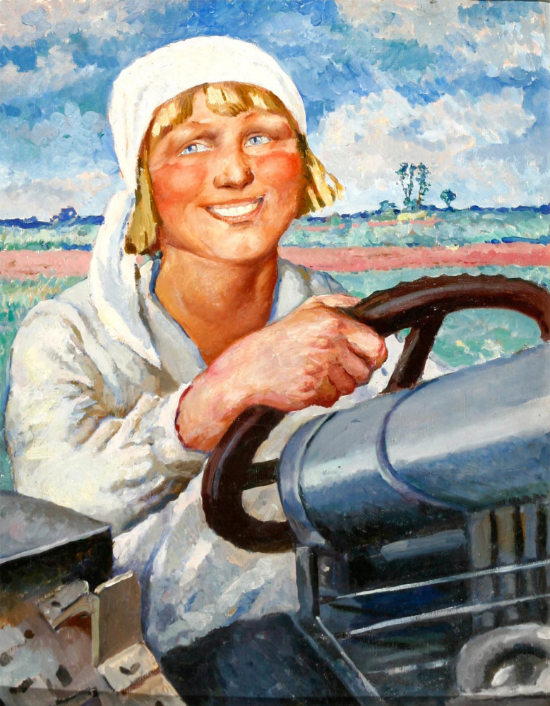 Eugene Aleksandrovich Lviv. Dunya-tractor driver