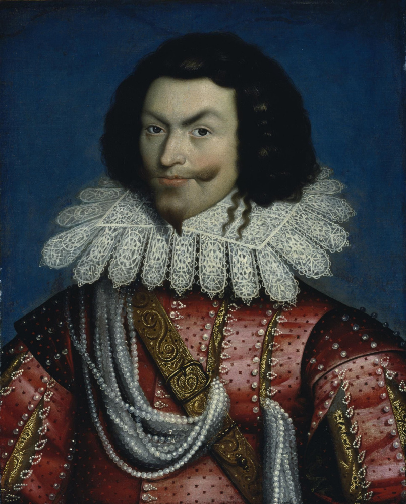 Van Paul Somer. Portrait of George Villiers, Duke of Buckingham