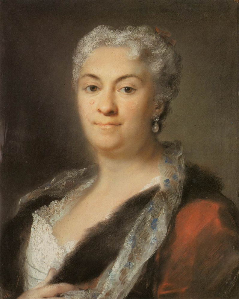 Rosalba Carriera (Carrera). Portrait einer älteren Dame