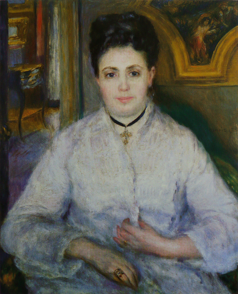 Pierre-Auguste Renoir. Portrait of Marie Chocquet