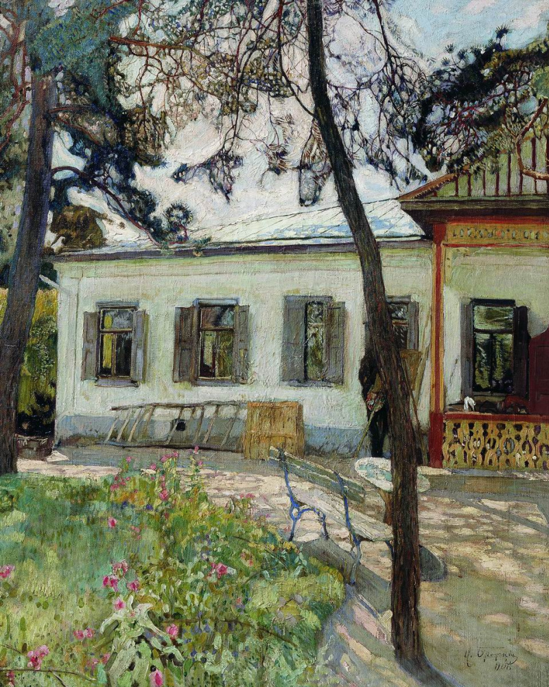 Isaac Brodsky. In the country