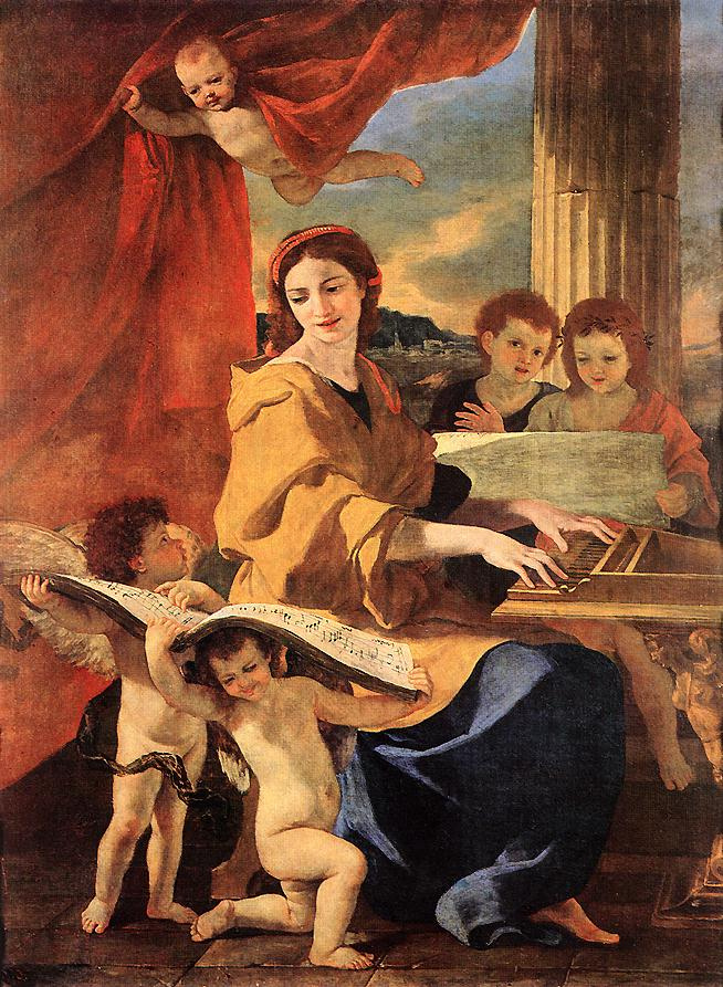 Nicolas Poussin. Saint Cecilia