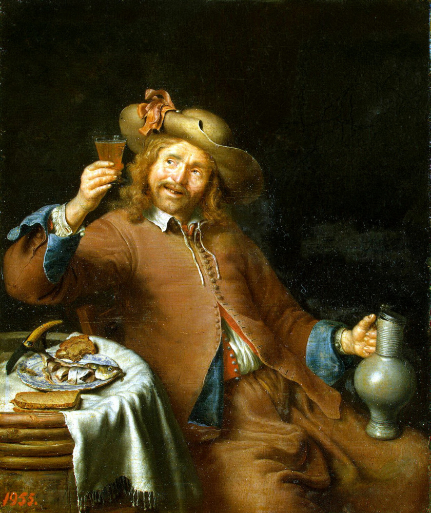 Peter Cornelis van Slingeland. Breakfast of a young man