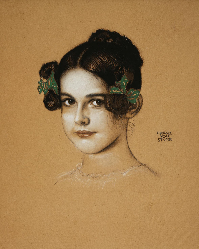 Franz von Stuck. Portrait Of Marie Pieces