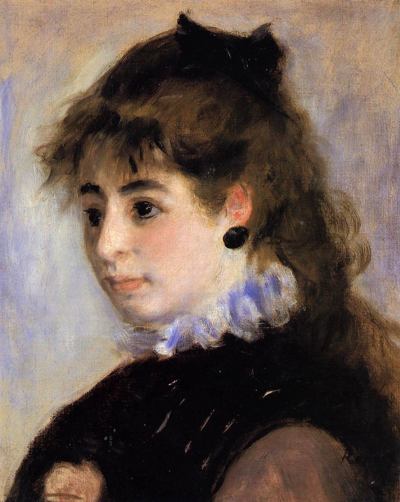 Pierre Auguste Renoir. Anrio夫人的肖像