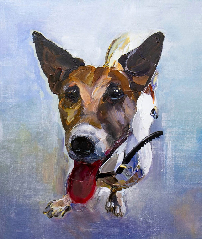 Jose Rodriguez. Jack Russell Terrier. Waiting for the host N2