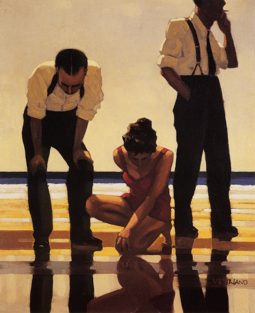 Jack Vettriano. Narcissistic bathers