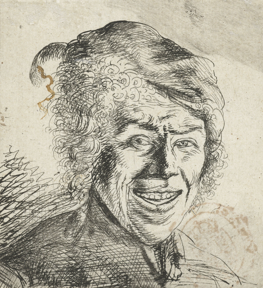 Jan Lievens. Portrait of a laughing young man