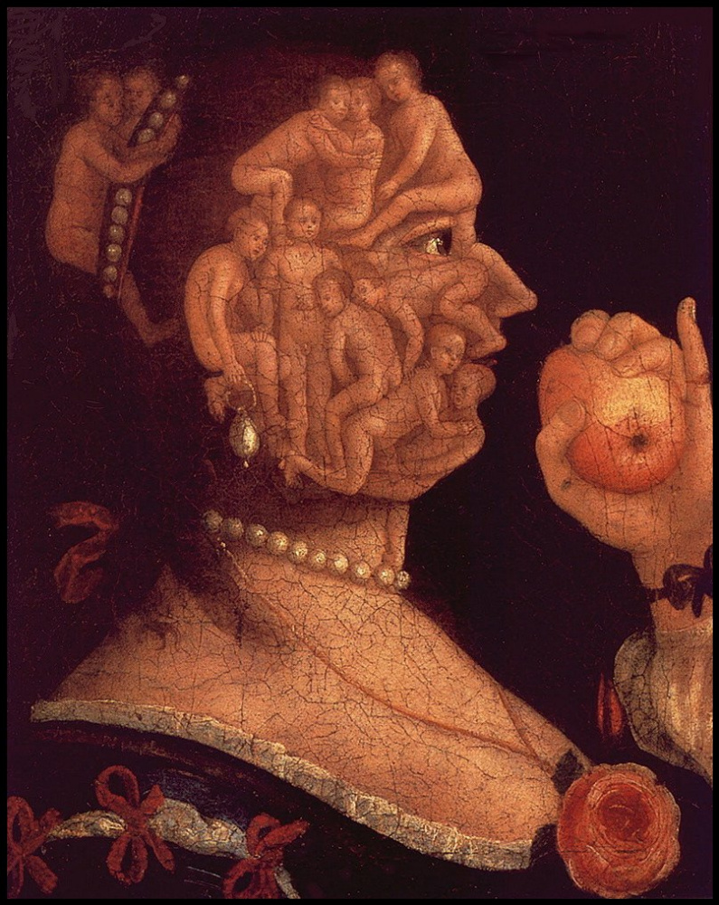 Giuseppe Arcimboldo. Portrait Of Eva