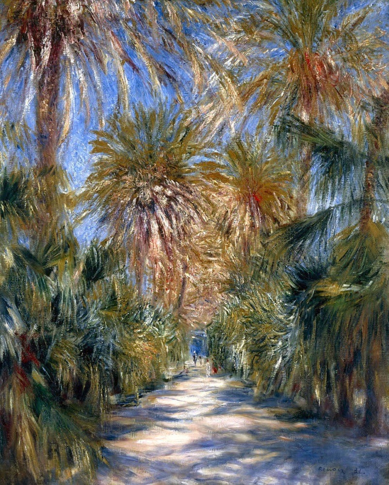 Pierre-Auguste Renoir. Garden in Algeria