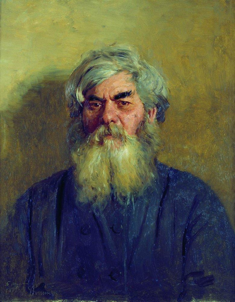 Ilya Efimovich Repin. A man with an evil eye