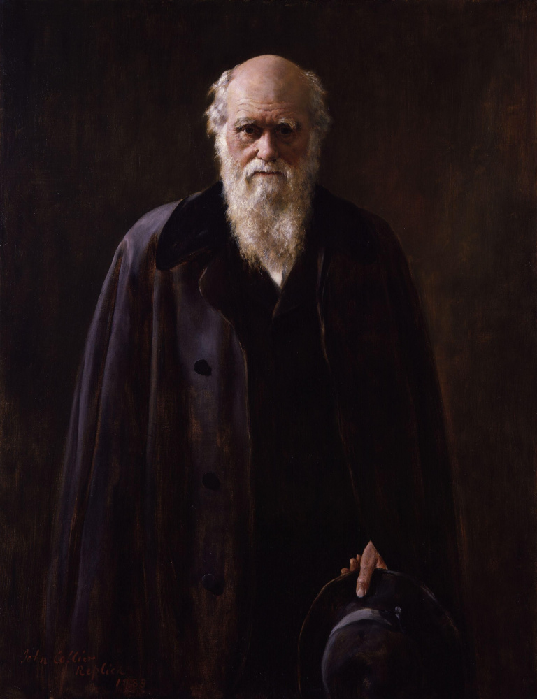 John Collier. Ritratto di Charles Darwin