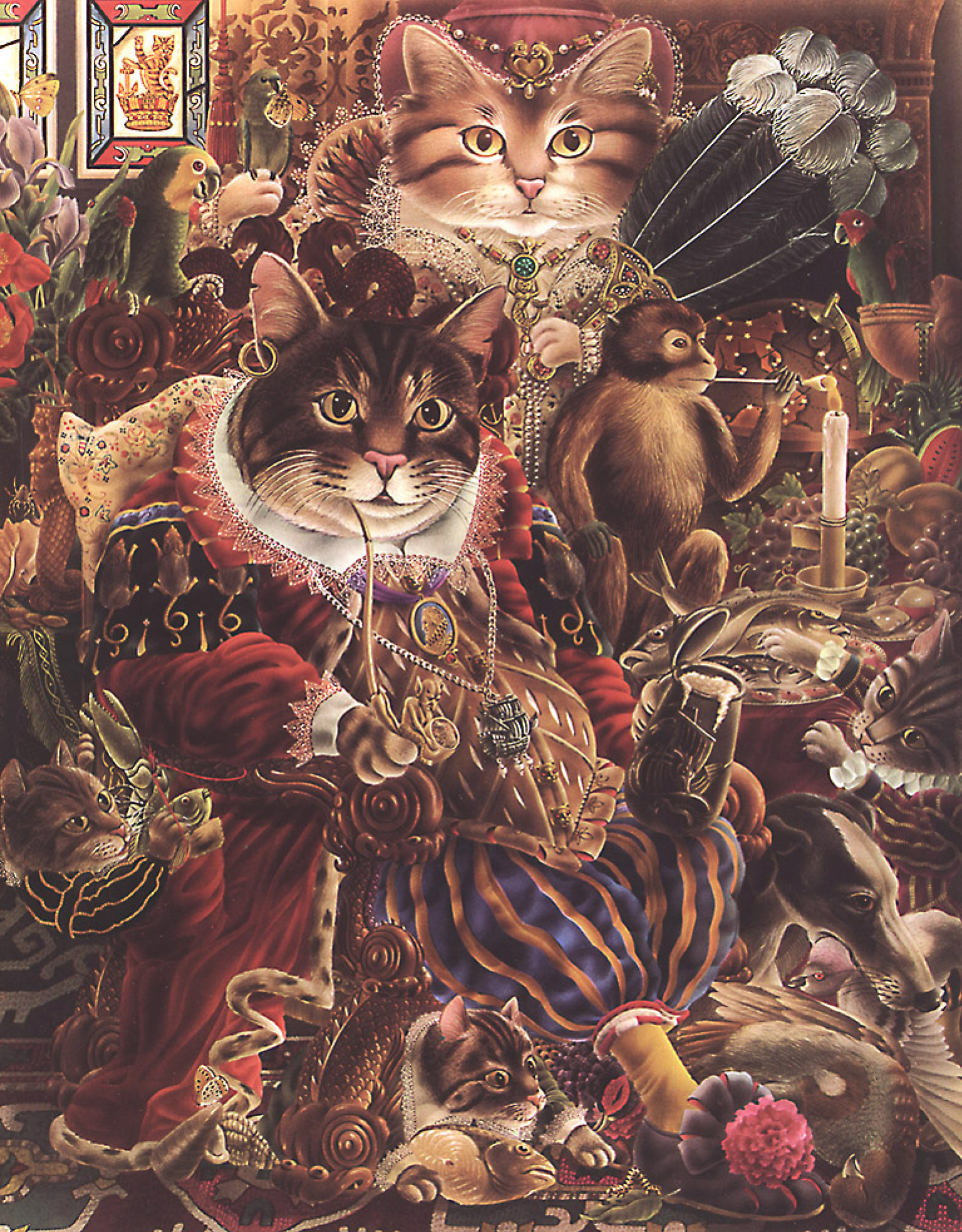 Cats and obezyana by Alan Aldridge: History, Analysis & Facts