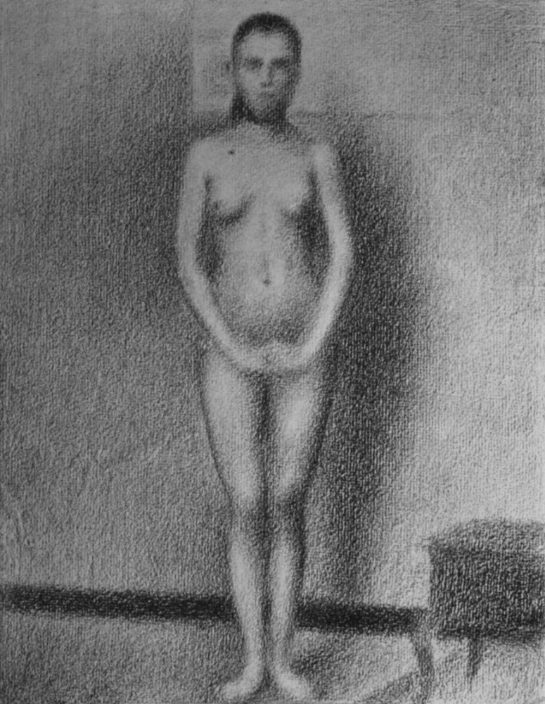 Georges Seurat. Standing model