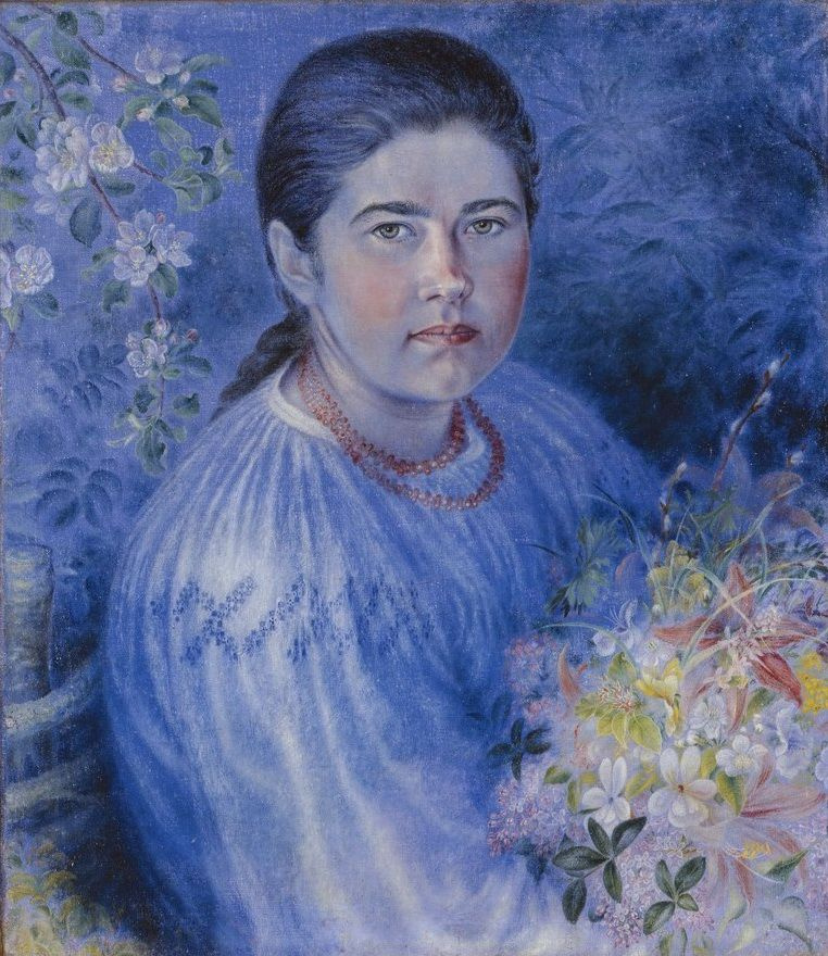 Kateryna Vasylivna Bilokur. Porträt von Nadezhda Bilokur