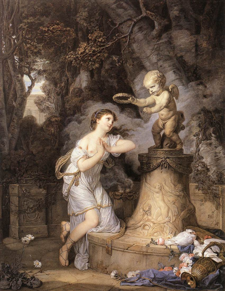 Jean-Baptiste Greuze. The Vow Of Cupid