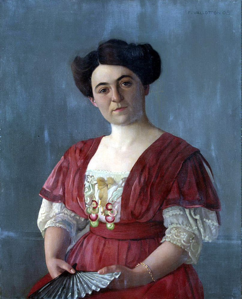 Felix Vallotton. Portrait of Mrs. Haasen