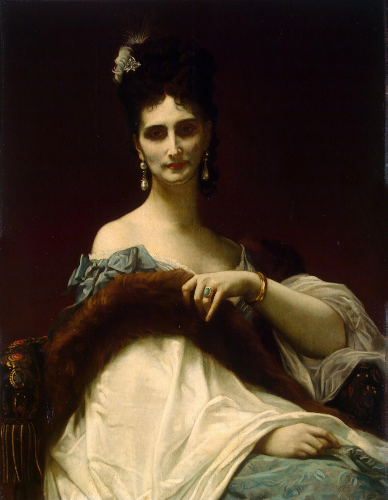 Alexandre Cabanel. Portrait of Countess de Keller