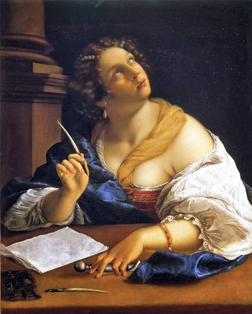 Artemisia Gentileschi. Allegory of rhetoric