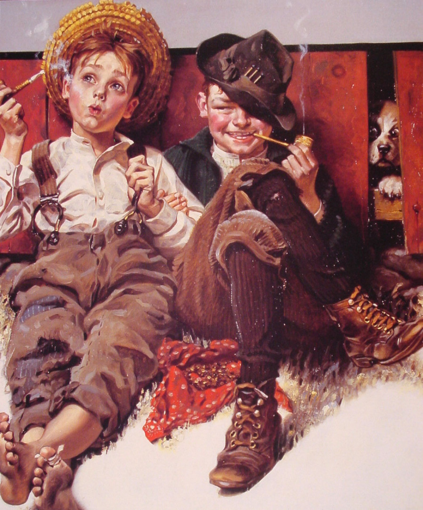 Norman Rockwell. Wait till next week