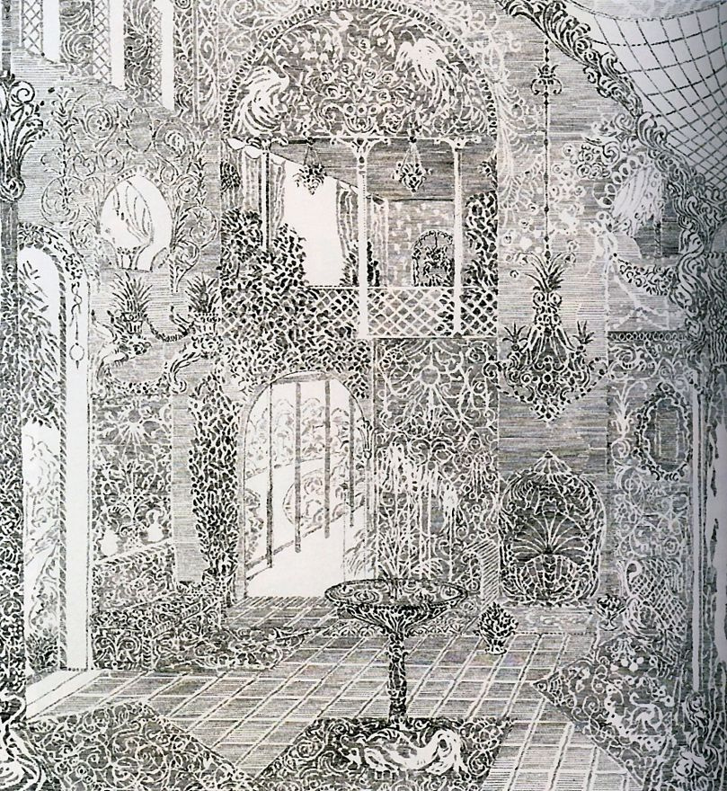 Vladimir Petrovich Drittenpreis. A sketch of the interior