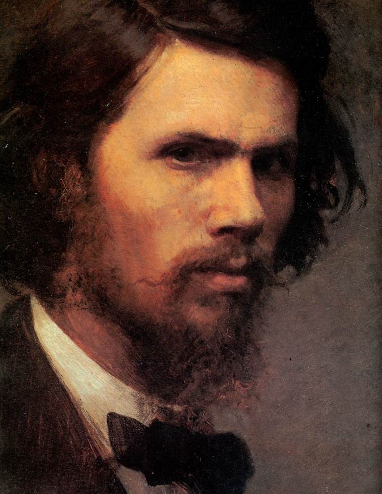 Ivan Nikolayevich Kramskoy. A self-portrait. Fragment