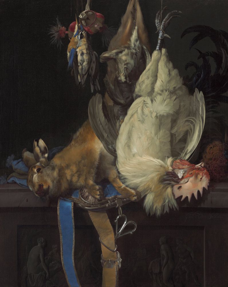 Willem van Aelst. Still life with hunting trophies