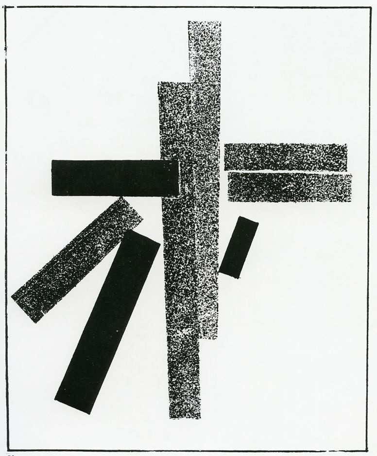 Kazimir Malevich. Lithograph from the album "Suprematism. 34 of drawing"