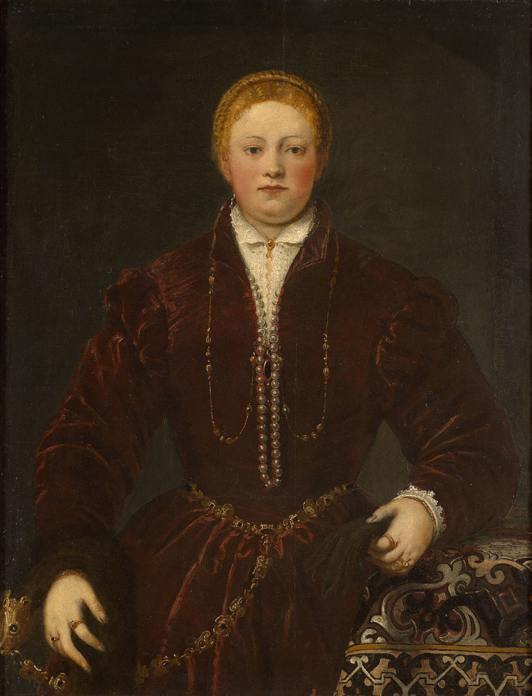 Jacopo (Robusti) Tintoretto. Portrait of a venetian woman