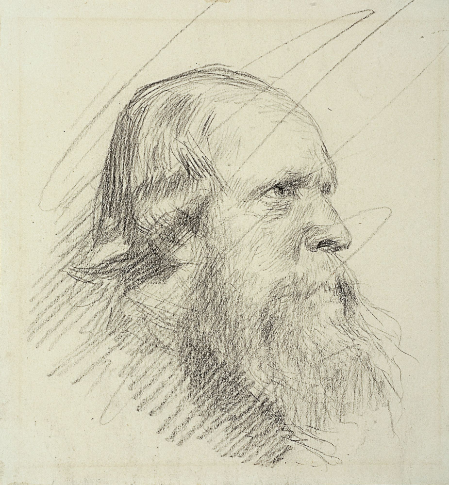 Isaac Levitan. Vecchio uomo con la barba