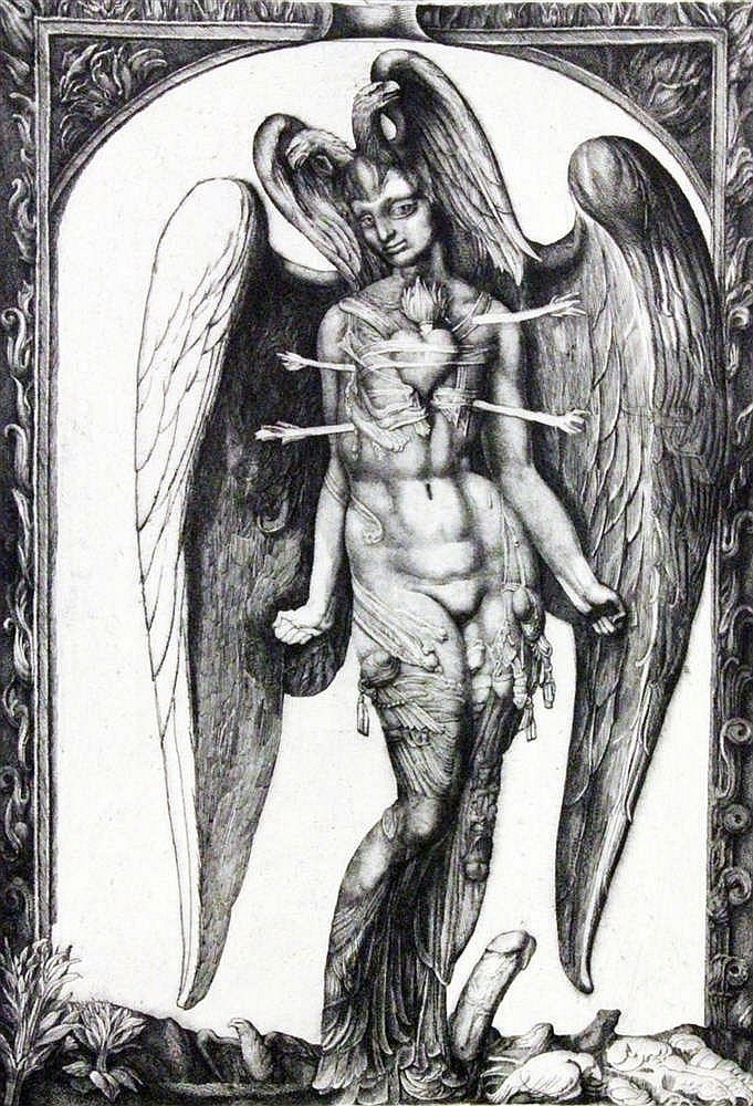 Ernst Fuchs. Icarus