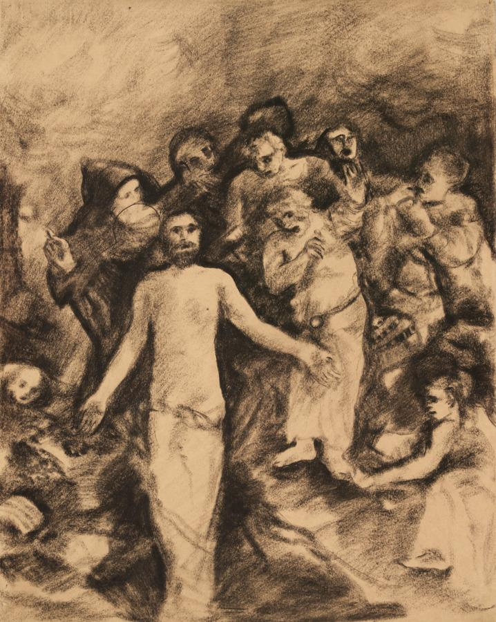 Vasily Nikolayevich Chekrygin. Sketch of the fresco "the Resurrection"