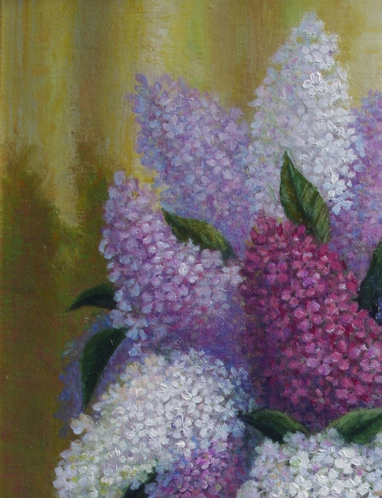 A bouquet of lilacs