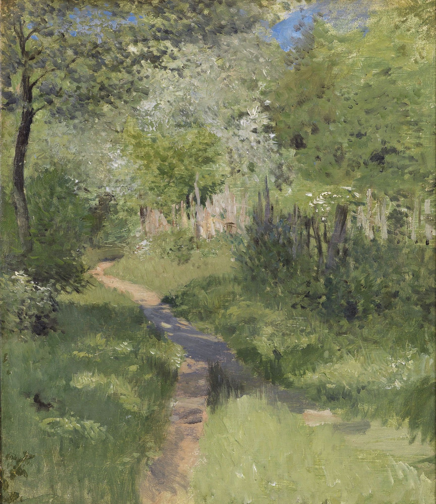 Isaac Levitan. Path in the woods