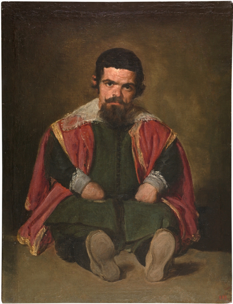 Portrait of the Court Dwarf Don Sebastien del Morra, nicknamed El Primo