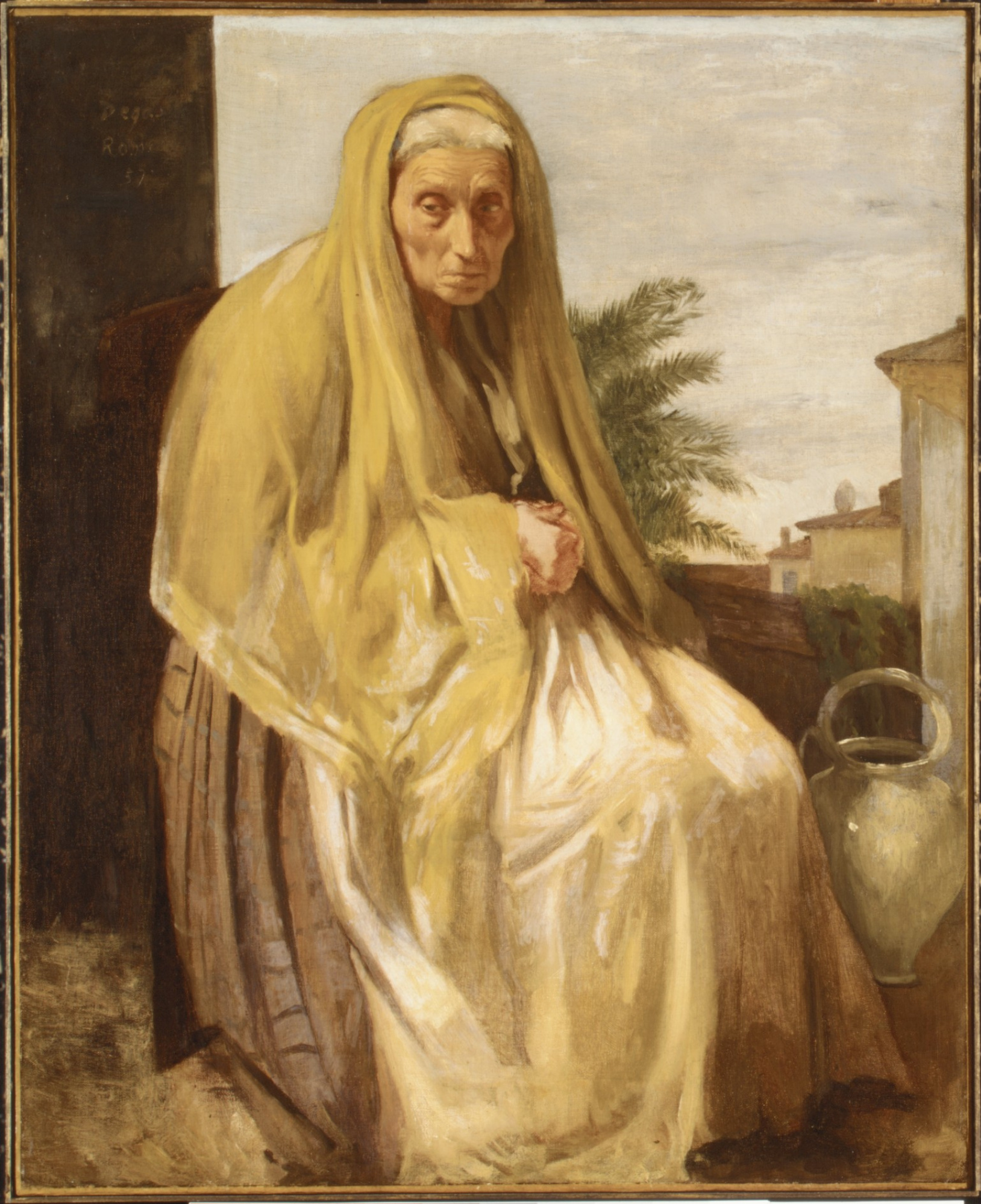 Buy digital version: Portrait of the old Italian by Edgar Degas