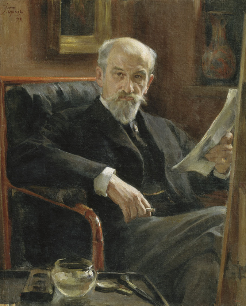 Осип Эммануилович (Иосиф) Браз. Портрет художника А. П. Соколова. 1898
