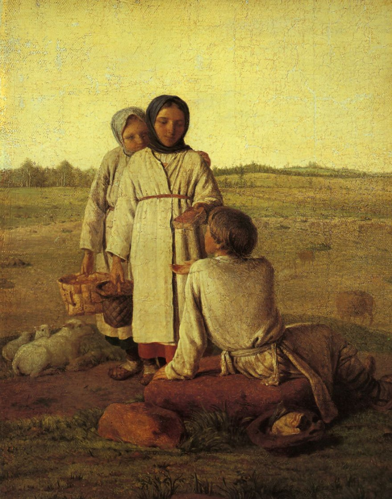 Alexey Gavrilovich Venetsianov. Peasant children in the field