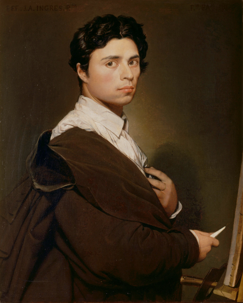 Jean Auguste Dominique Ingres. Selbstporträt