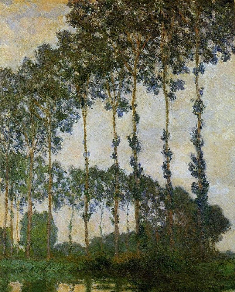 Claude Monet. Poplars at Giverny